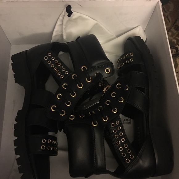 balmain gladiator sandals